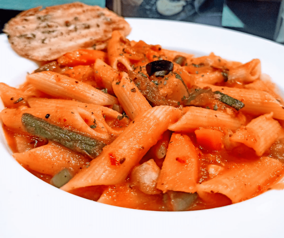 Arrabbiata Penne Pasta - Pasta In Red Sause - Italian Recipe